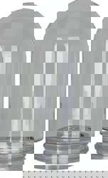 Prismatic Lens, Heat Resistant, Polycarbonate Fixture Globe